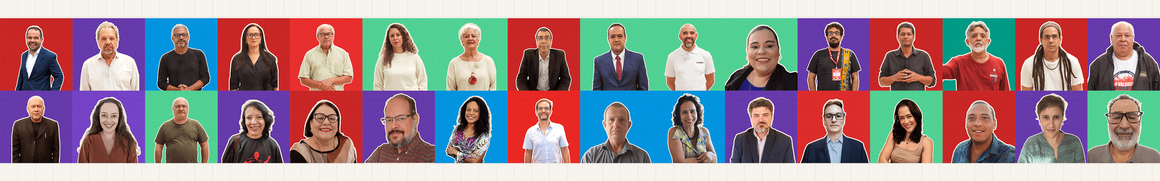 Integrantes da Chapa Unidade na Luta